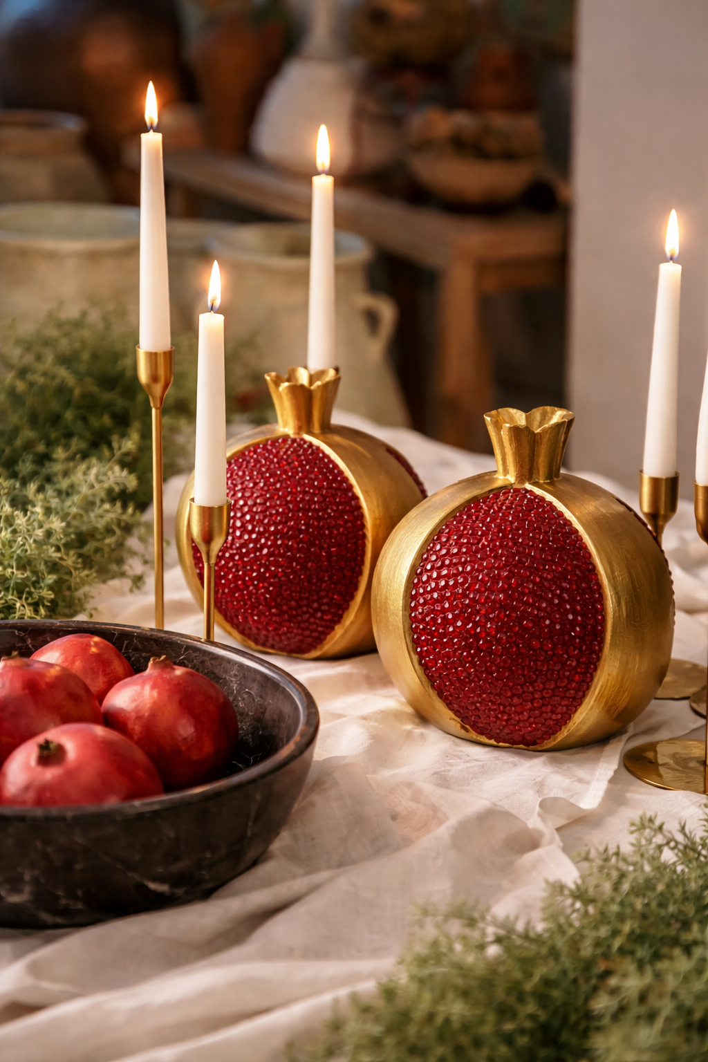 Bejeweled Pomegranate