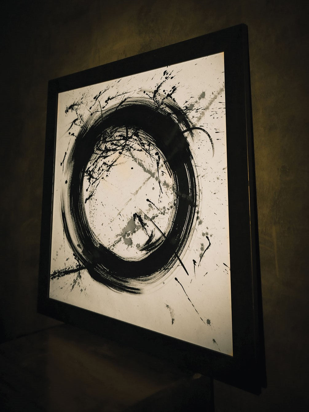 Framed Art Abstract Spiral