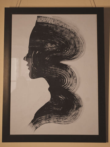 Framed Art Abstract Portrait