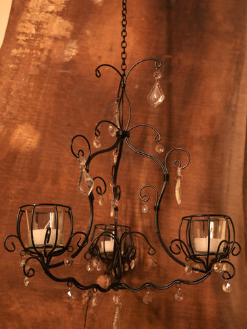 Metal Crystal Chandelier