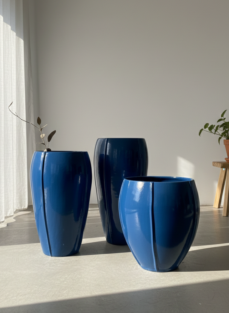 Blue Sapphire Planter