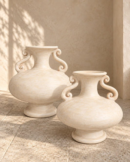 Ivory Palazzo Vase