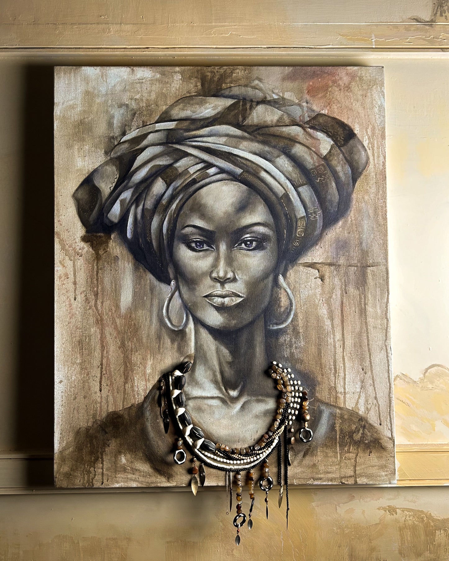 Nia Mixed Media Portrait