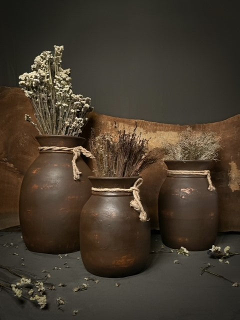 Rustic Nepalese Tekhi Pots