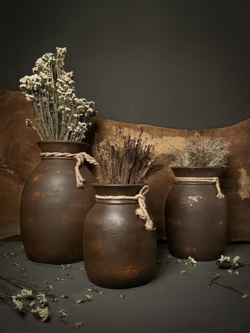 Rustic Nepalese Tekhi Pots