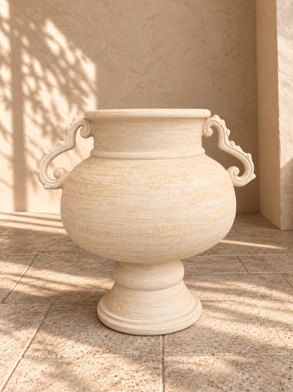 Ivory Crest Urn