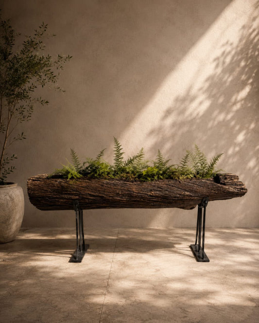 Tree Trunk Planters