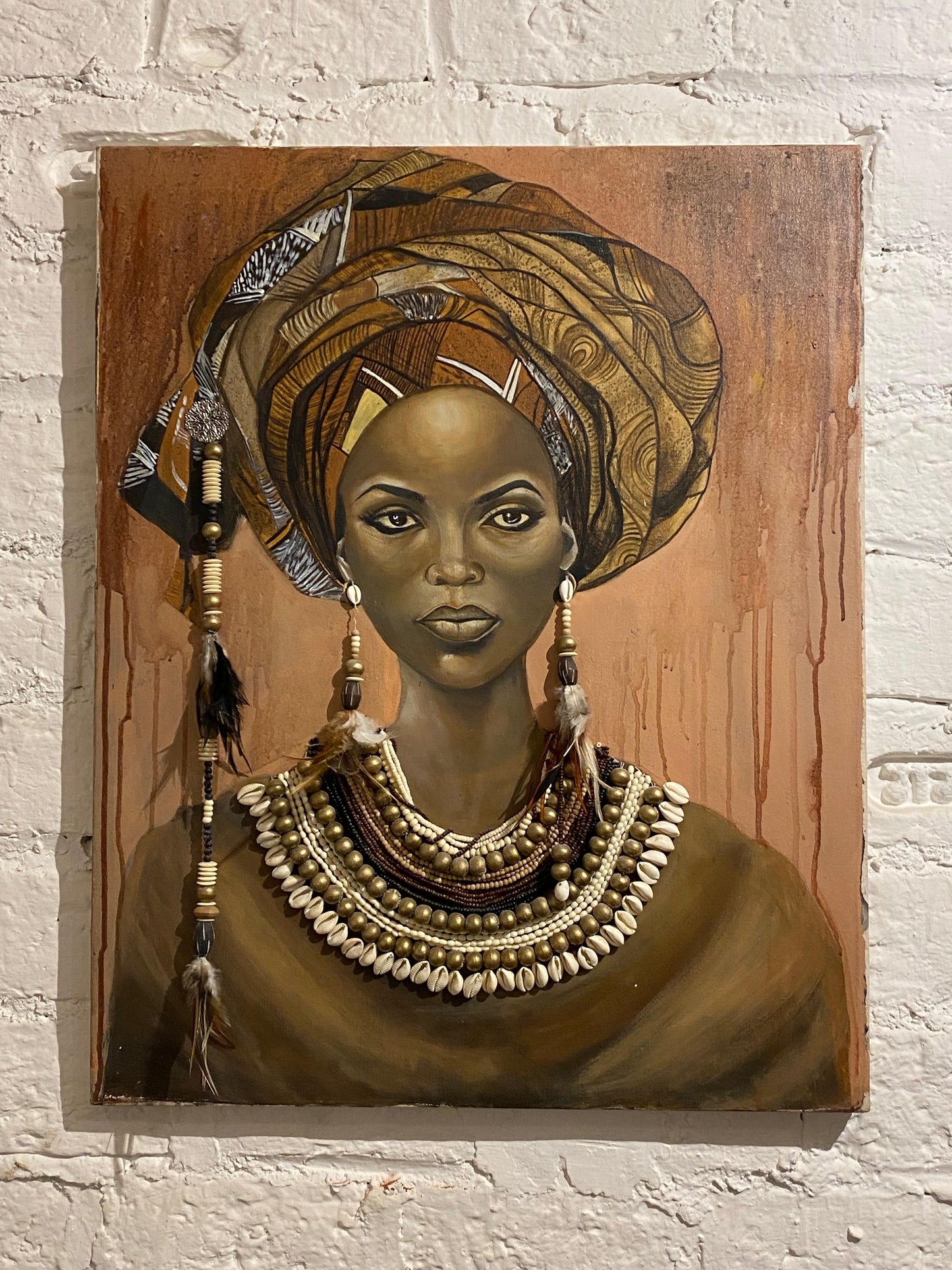 Zuri Mixed Media Portrait